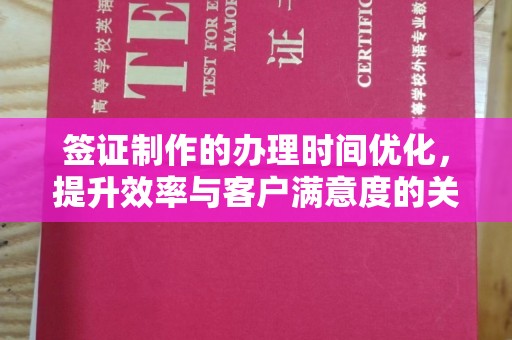 东风签证制作的办理时间优化，提升效率与客户满意度的关键